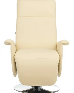 Recliner stol PRIME Inkl. fodstøtte Kunstlæder Lys Beige