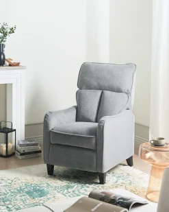 Recliner stol ROYSTON Inkl. fodstøtte Grå