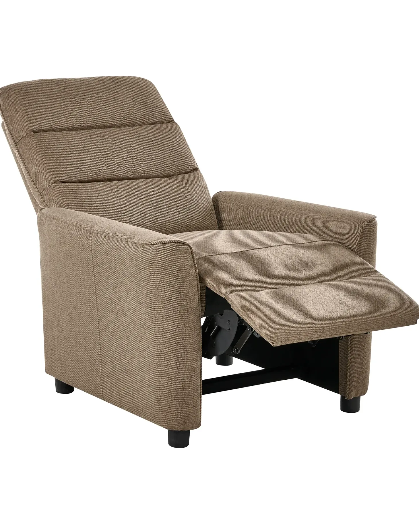 Recliner stol SANDE Inkl. fodstøtte Brun