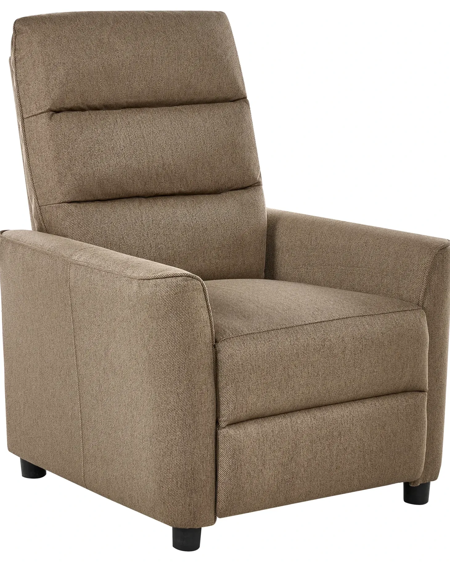 Recliner stol SANDE Inkl. fodstøtte Brun