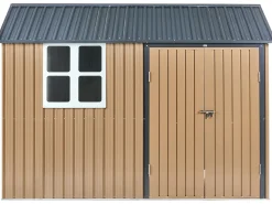 Redskabsskur NOCCIANO 313 cm 220 cm Brun