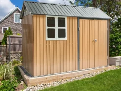 Redskabsskur NOCCIANO 313 cm 220 cm Brun