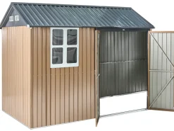 Redskabsskur NOCCIANO 313 cm 220 cm Brun