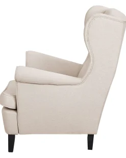 Øreklapstol ABSON Lys Beige