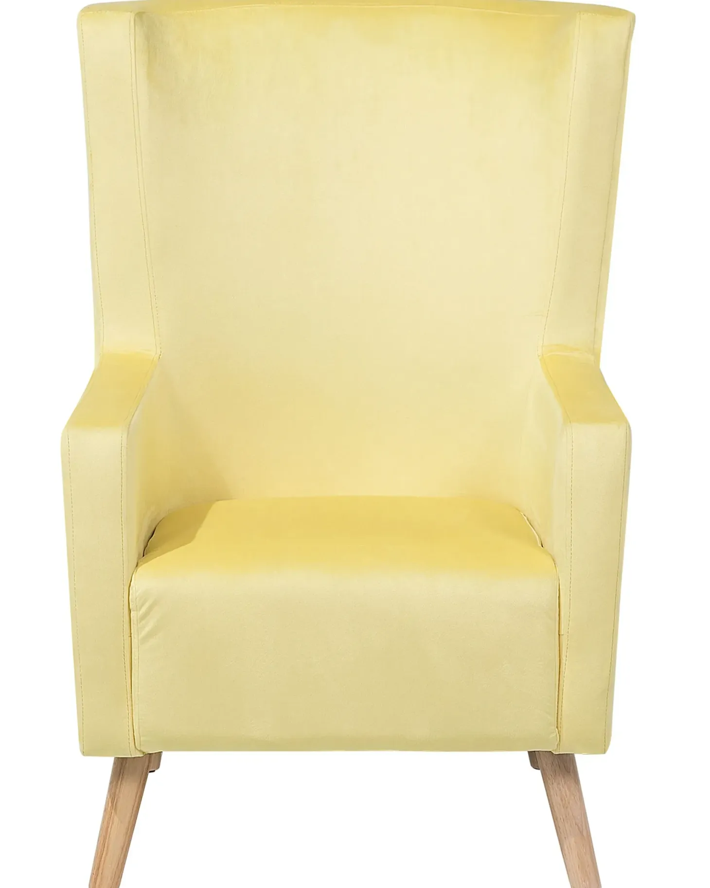 Øreklapstol ONEIDA Velour Gul