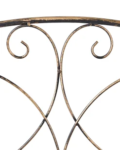 Reol VILLADOSE Metal 117 cm 60 cm Sort