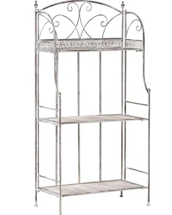 Reol VILLADOSE Metal 117 cm 60 cm Grå