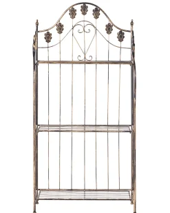 Reol VISANO Metal 123 cm 59 cm Sort