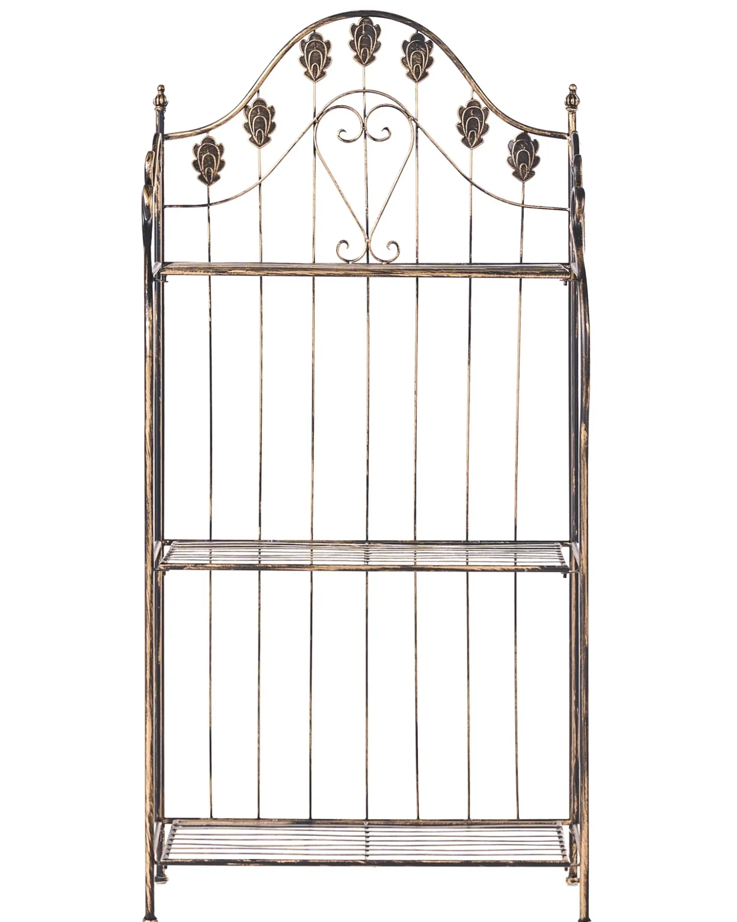 Reol VISANO Metal 123 cm 59 cm Sort