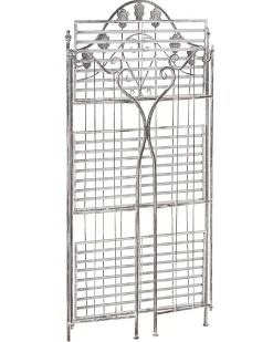 Reol VISANO Metal 123 cm 59 cm Grå
