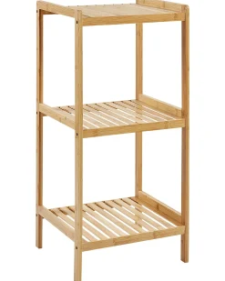 Reol BAXLEY Bambus Lysebrun