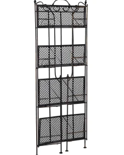 Reol ISERNIA Metal 155 cm 61 cm Sort