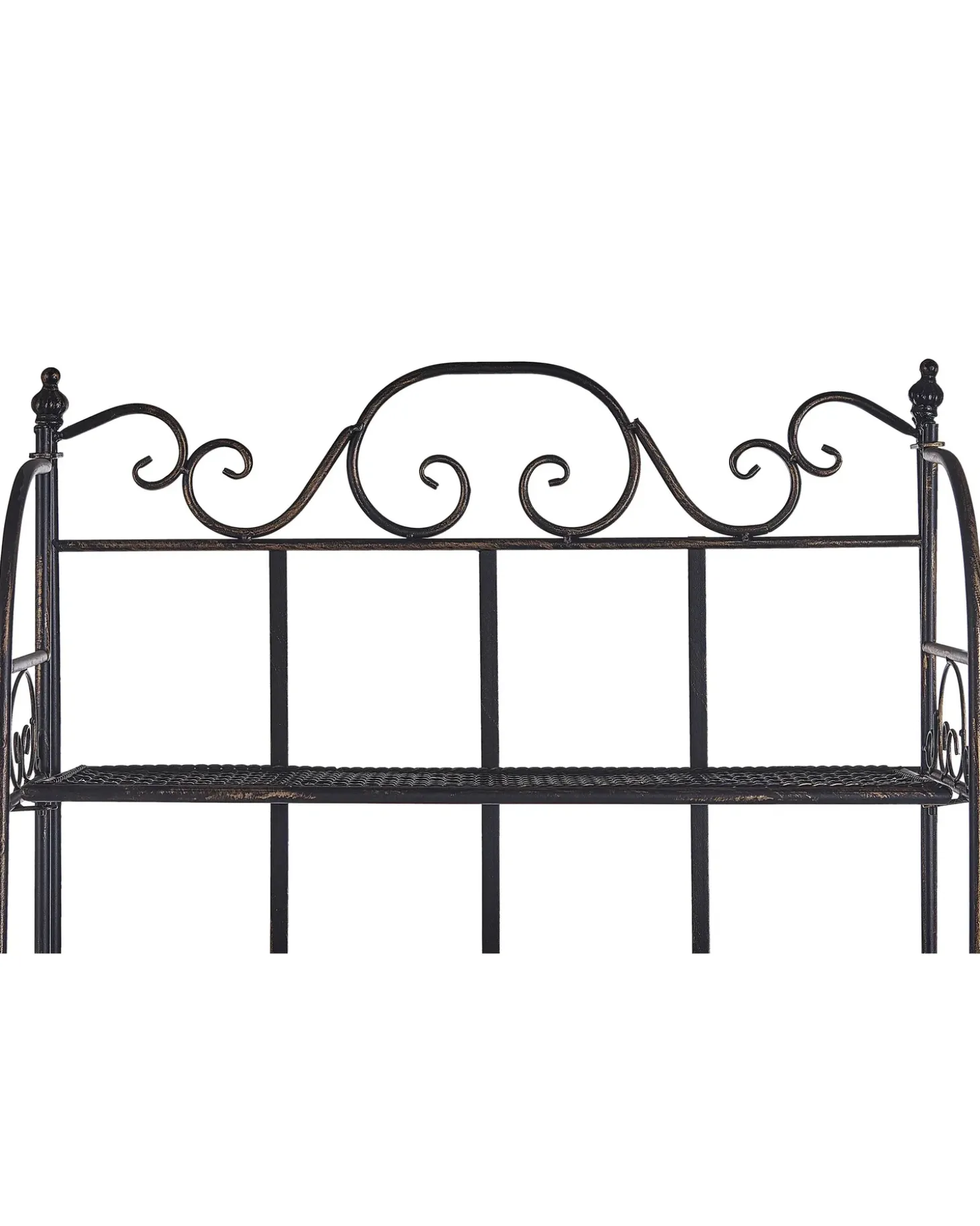 Reol ISERNIA Metal 155 cm 61 cm Sort