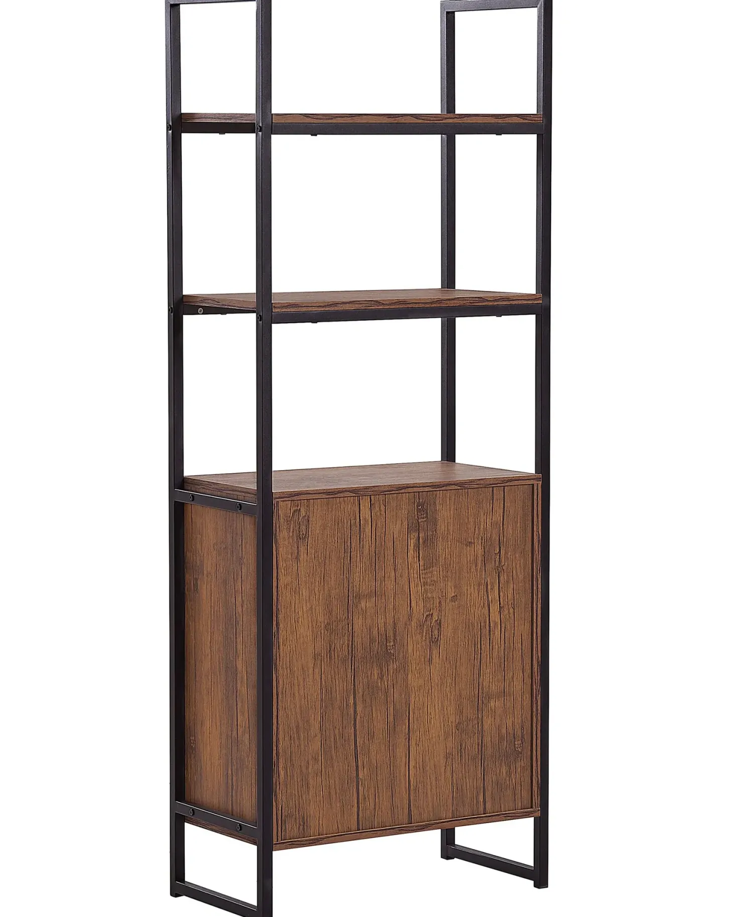 Reol TIFTON 158 cm Mørkebrun