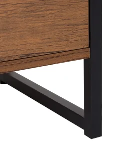 Reol TIFTON 158 cm Mørkebrun