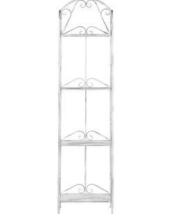 Reol VALDIVIA Metal 166 cm 40 cm Hvid