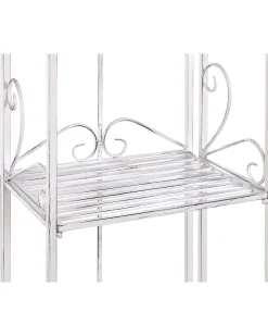 Reol VALDIVIA Metal 166 cm 40 cm Hvid