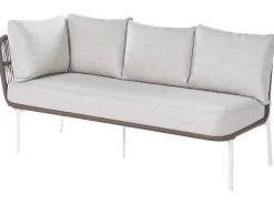 ROBELLA 7 personers havesofasæt Beige med sofabord