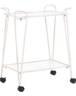 Rullebord YUMBILLA Metal Hvid med hjul