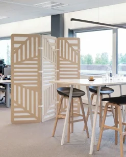 Rumdeler til kontor FUTURA 180 x 180 cm Beige