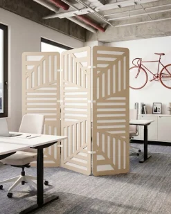 Rumdeler til kontor FUTURA 180 x 180 cm Beige