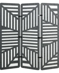 Rumdeler til kontor FUTURA 180 x 180 cm Mørkegrå