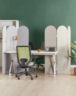 Rumdeler til kontor SLIMMY 120 x 160 cm Beige
