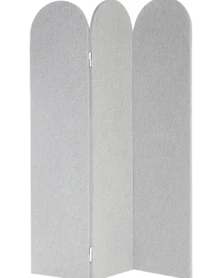 Rumdeler til kontor SLIMMY 120 x 160 cm Lysegrå
