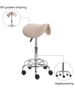 Sadelstol DUMONT Kunstlæder Beige