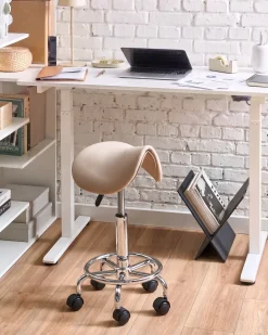 Sadelstol DUMONT Kunstlæder Beige