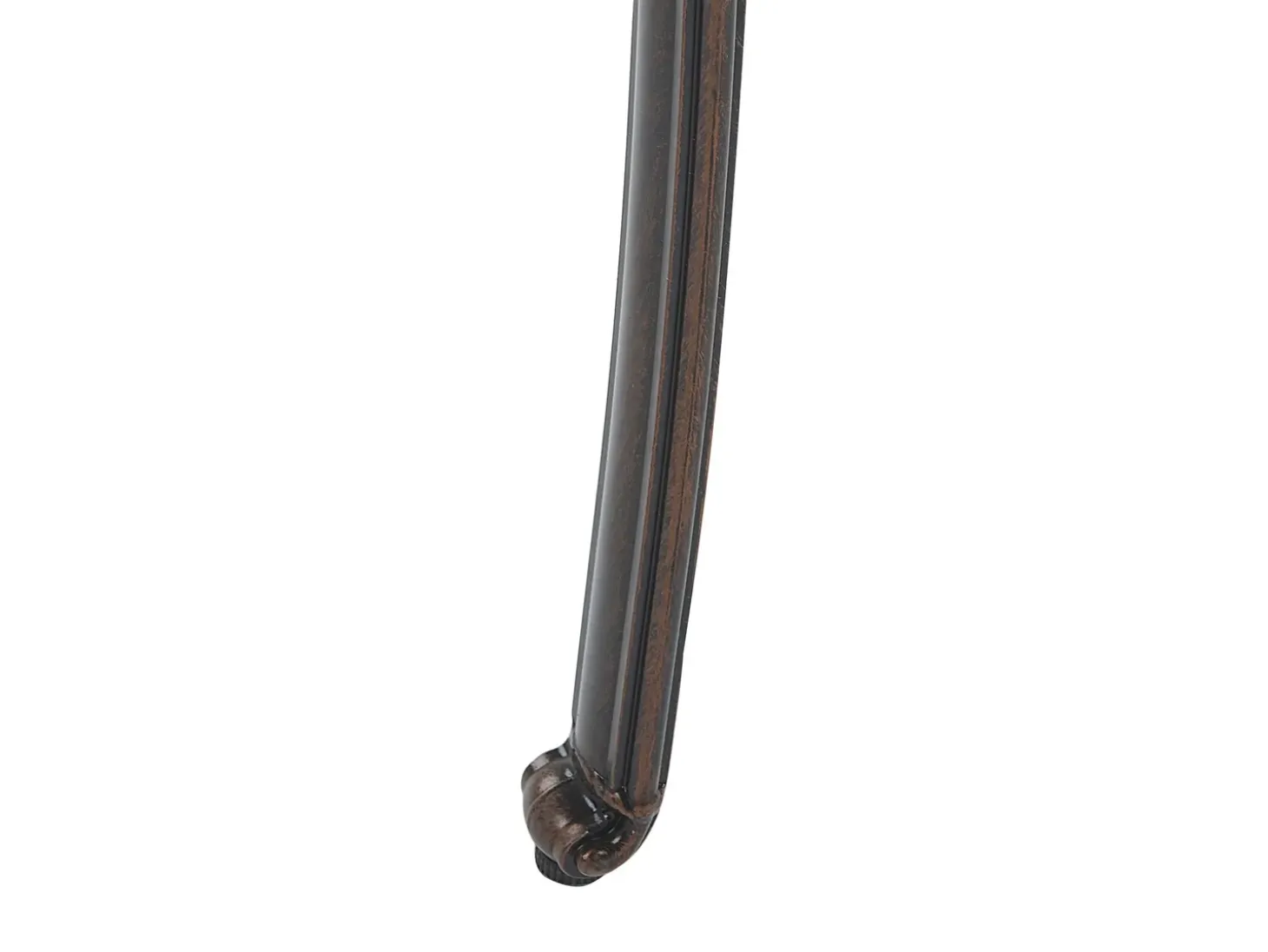 SALENTO 4 personers Havemøbelsæt Mørkebrun Metal med parasol (16 variant)