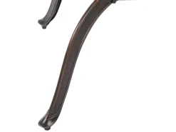 SALENTO 4 personers Havemøbelsæt Mørkebrun Metal med parasol (16 variant)