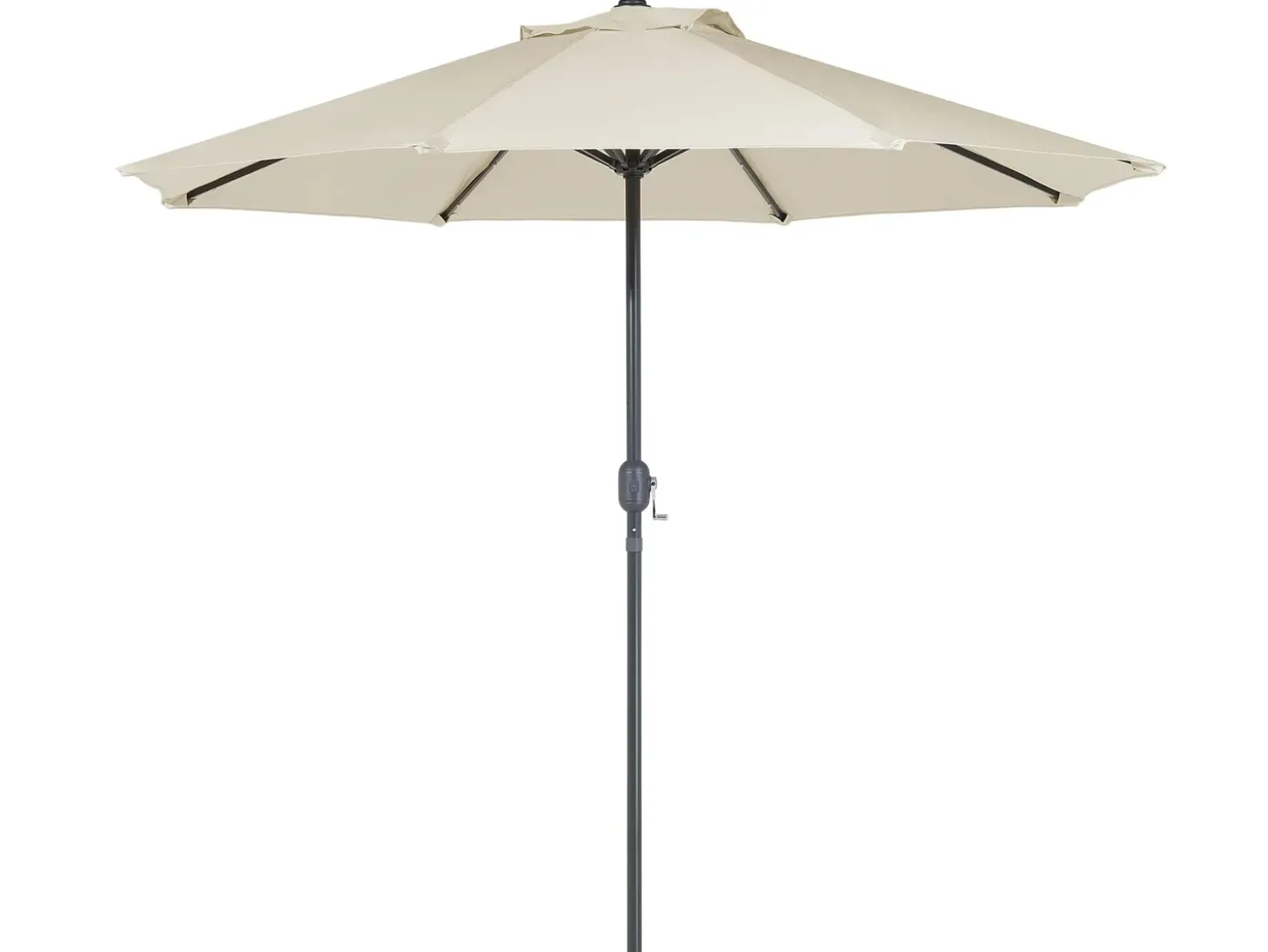 SALENTO 4 personers Havemøbelsæt Mørkebrun Metal med parasol (16 variant)
