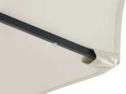 SALENTO 4 personers Havemøbelsæt Mørkebrun Metal med parasol (16 variant)