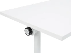 Sammenklappeligt skrivebord CAVI Hvid 180 cm 60 cm med hjul