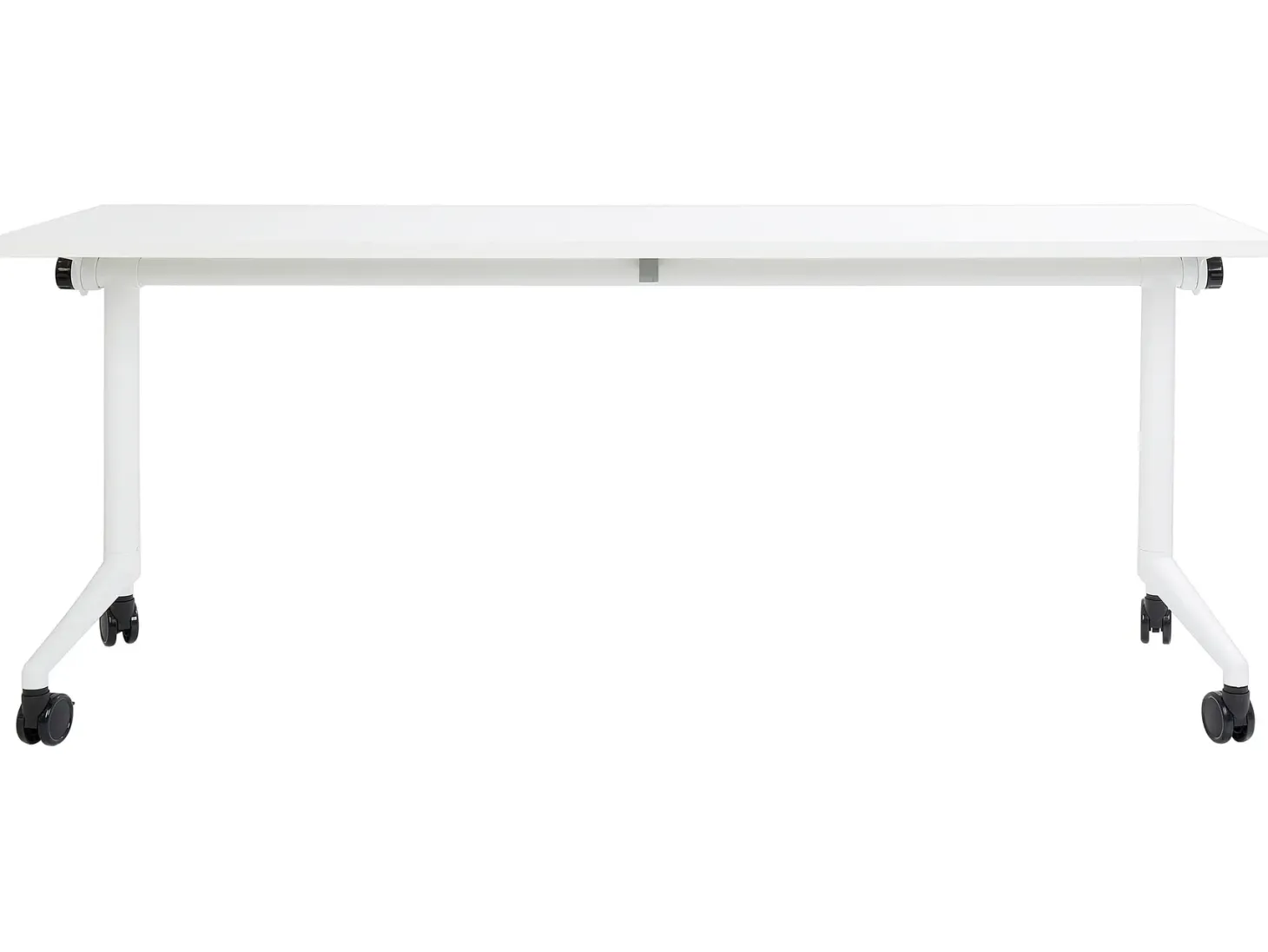 Sammenklappeligt skrivebord CAVI Hvid 180 cm 60 cm med hjul