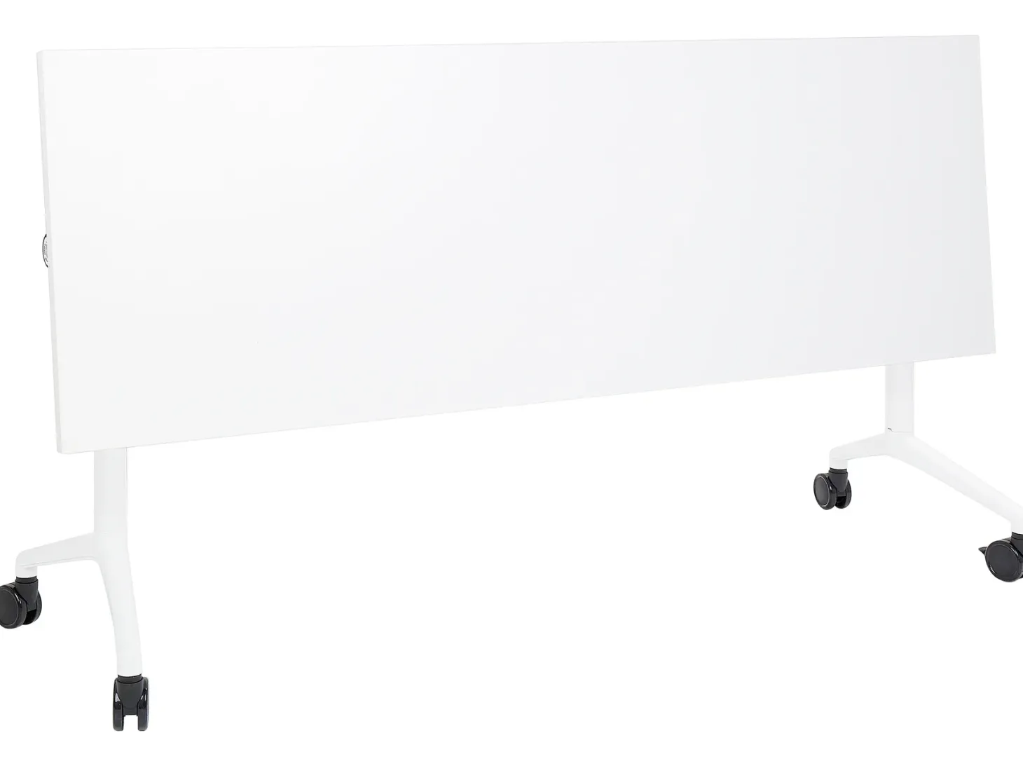 Sammenklappeligt skrivebord CAVI Hvid 180 cm 60 cm med hjul