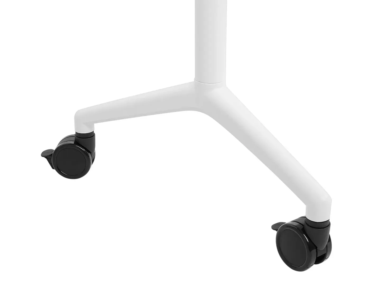 Sammenklappeligt skrivebord CAVI Hvid 180 cm 60 cm med hjul