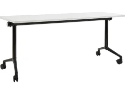 Sammenklappeligt skrivebord CAVI Hvid 180 cm 60 cm med hjul