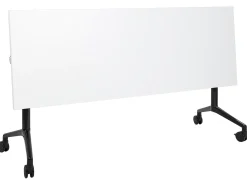 Sammenklappeligt skrivebord CAVI Hvid 180 cm 60 cm med hjul