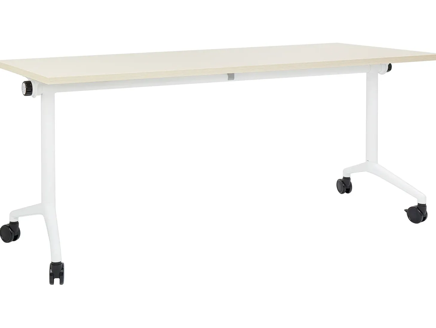 Sammenklappeligt skrivebord CAVI Lysebrun 180 cm 60 cm med hjul