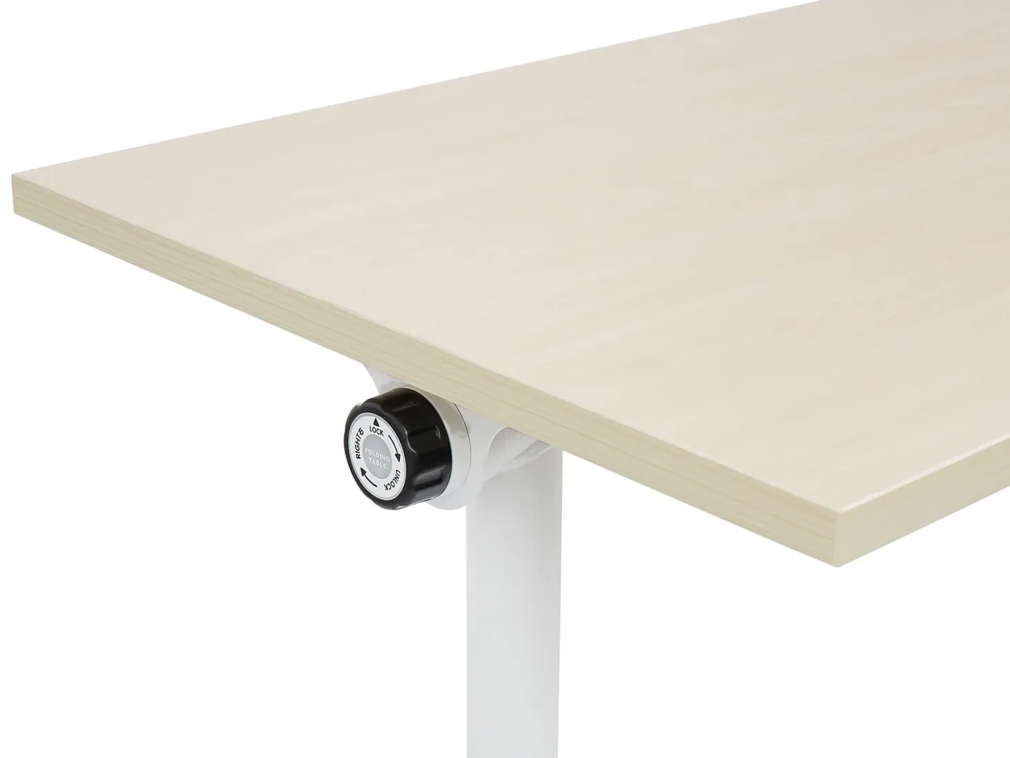 Sammenklappeligt skrivebord CAVI Lysebrun 180 cm 60 cm med hjul