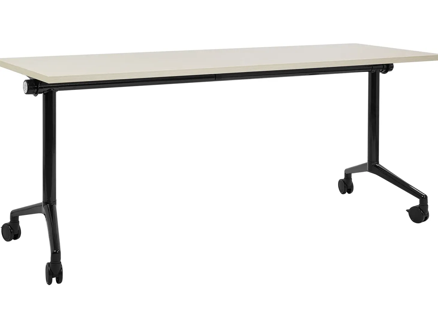 Sammenklappeligt skrivebord CAVI Lysebrun 180 cm 60 cm med hjul
