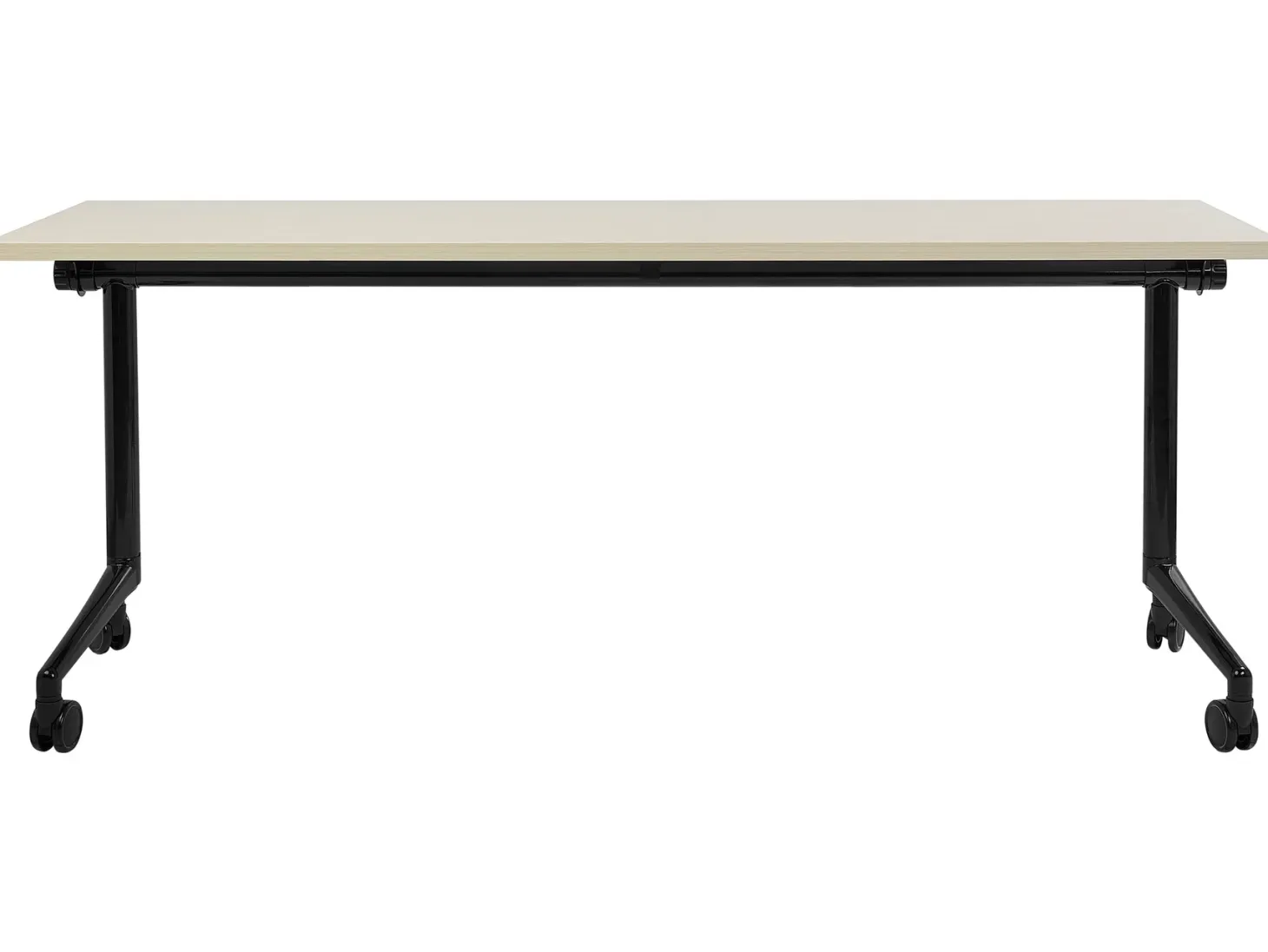 Sammenklappeligt skrivebord CAVI Lysebrun 180 cm 60 cm med hjul