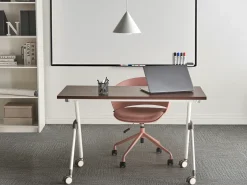 Sammenklappeligt skrivebord BENDI Mørkebrun 120 cm 60 cm