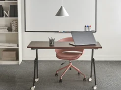 Sammenklappeligt skrivebord BENDI Mørkebrun 120 cm 60 cm