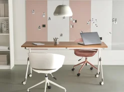Sammenklappeligt skrivebord BENDI Brun 160 cm 60 cm