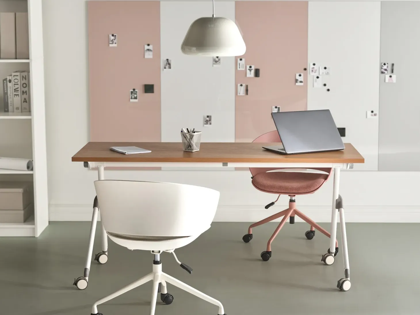Sammenklappeligt skrivebord BENDI Brun 160 cm 60 cm