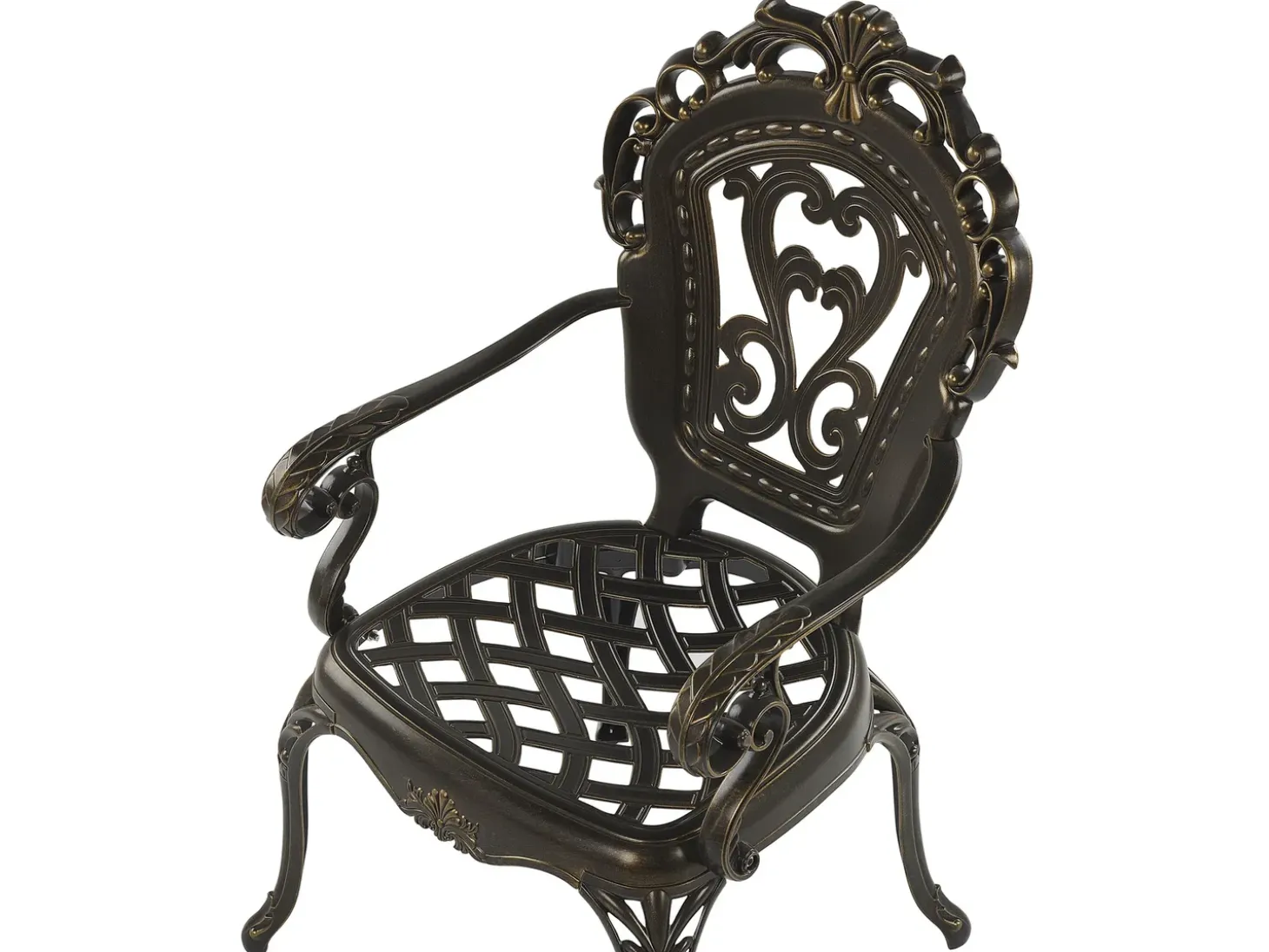 SAPRI 4 personers Havemøbelsæt Mørkebrun Metal med parasol (16 variant)