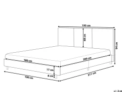 Seng ALBI 180 x 200 cm Beige